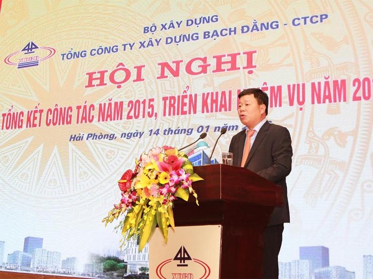 Ông Lê Trung Kiên, Tổng giám đốc của BDCC phát biểu tại Hội nghị