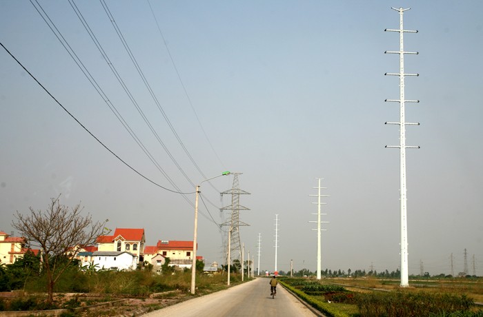 Một gói thầu thuộc Dự án Nâng cao năng lực truyền tải ĐZ 110 kV Bắc Ninh - Đông Anh và nhánh rẽ Tiên Sơn có tỷ lệ tiết kiệm 34%. Ảnh: Lê Tiên