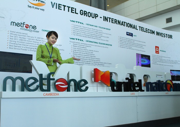Viettel đặt mục tiêu đến năm 2020 đứng trong Top 10 doanh nghiệp viễn thông trên thế giới về đầu tư ra nước ngoài. Ảnh: Lê Tiên