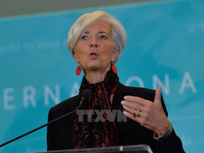 Tổng Giám đốc IMF Christine Lagarde. (Nguồn: THX/TTXVN)