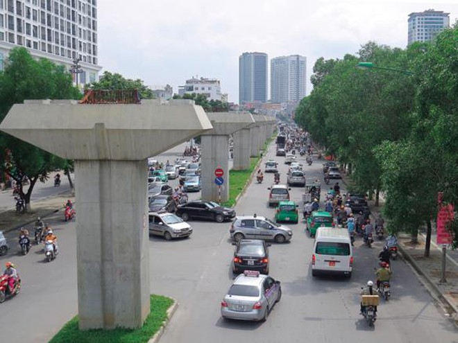 Đường sắt đô thị Cát Linh - Hà Đông chậm tiến độ do tổng thầu nợ nhà thầu phụ 400 tỷ đồng