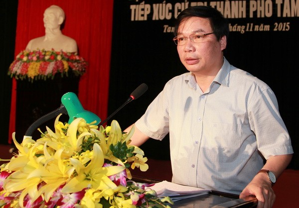 Ông Tống Quang Thìn - tân Phó Chủ tịch UBND tỉnh Ninh Bình