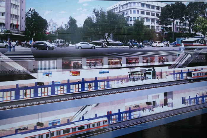 Dự kiến, UBND TP.HCM sẽ phê duyệt điều chỉnh dự án Metro số 2 trong Quý IV/2016. Ảnh: Tiên Giang