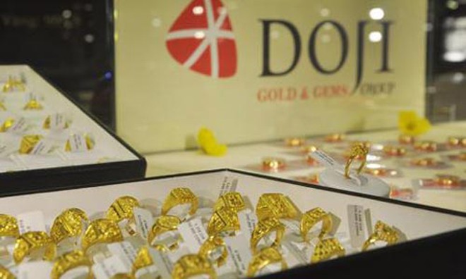 Giá vàng trong nước đã giảm nửa triệu đồng sau một tuần.