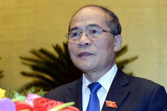 Chủ tịch Quốc hội khóa 13 Nguyễn Sinh Hùng.