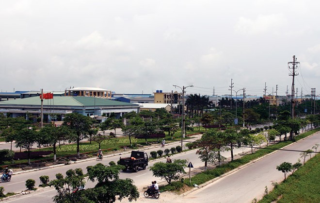KCN Quang Minh nằm trên huyện Mê Linh, Vĩnh Phúc