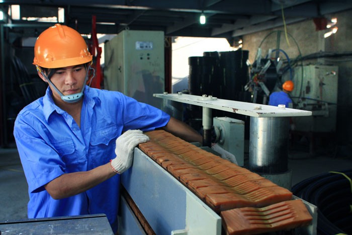 Doanh nghiệp tư nhân ở Việt Nam khó cạnh tranh với doanh nghiệp nhà nước và doanh nghiệp FDI. Ảnh: Lê Tiên