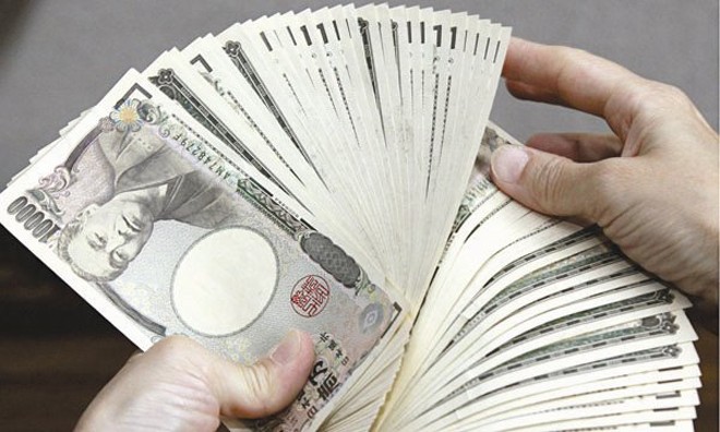 Kể từ đầu năm đến giữa tháng 4-2016 đồng yen đã tăng giá 9,61% so với đồng đô la Mỹ