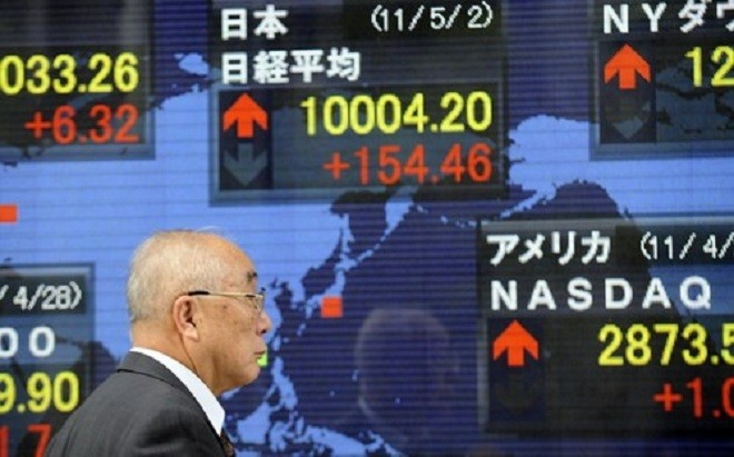Cổ phiếu của một loạt các công ty xuất khẩu bị bán mạnh trên thị trường chứng khoán Nhật trong ngày hôm nay - Ảnh: JapanTimes.