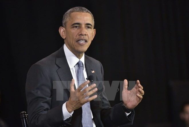 Tổng thống Hoa Kỳ Barack Obama. (Ảnh: AFP/TTXVN)
