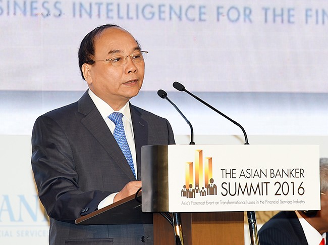 Thủ tướng Nguyễn Xuân Phúc phát biểu tại Hội nghị. Ảnh: Thanh Tú