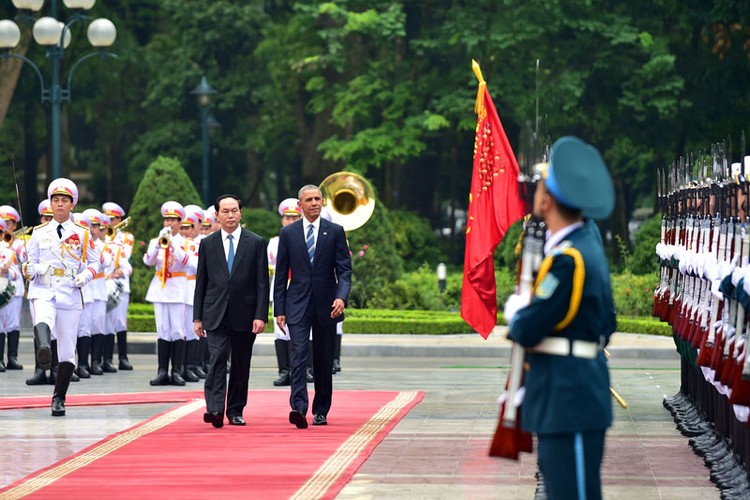 Tổng thống Hoa Kỳ Barack Obama thăm chính thức Việt Nam từ ngày 23 - 25/5. Ảnh: Nhật Bắc