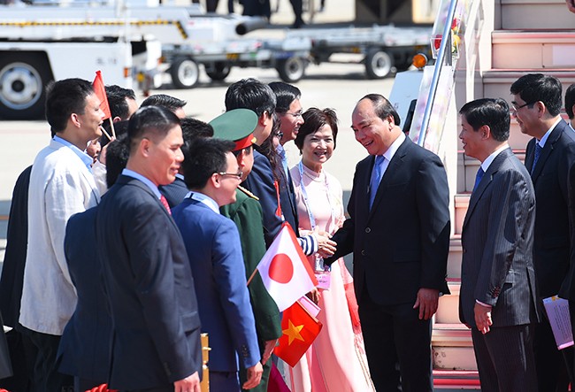 Thủ tướng Nguyễn Xuân Phúc tham dự Hội nghị Thượng đỉnh G7 mở rộng theo lời mời của Thủ tướng Nhật Bản Shinzo Abe. Ảnh: Quang Hiếu