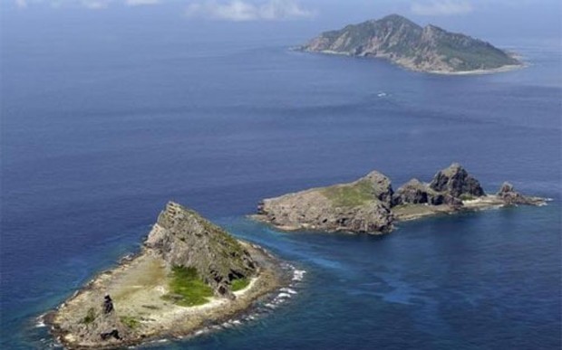 Một phần quần đảo tranh chấp giữa Trung Quốc và Nhật Bản Điếu Ngư/Senkaku trên biển Hoa Đông - Ảnh: Reuters.