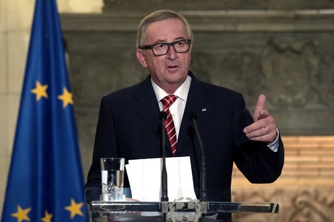 Chủ tịch Ủy ban châu Âu Jean-Claude Juncker. (Nguồn: AFP)