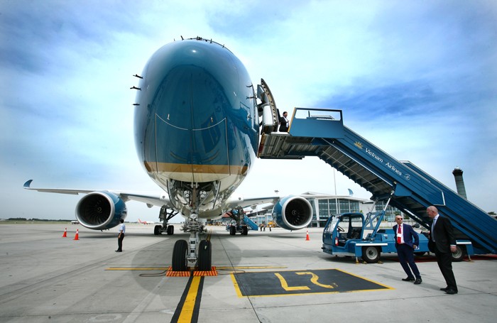 Vietnam Airlines đã góp 151 tỷ đồng để thành lập Công ty CP Hàng không SKYVIET. Ảnh: Lê Tiên