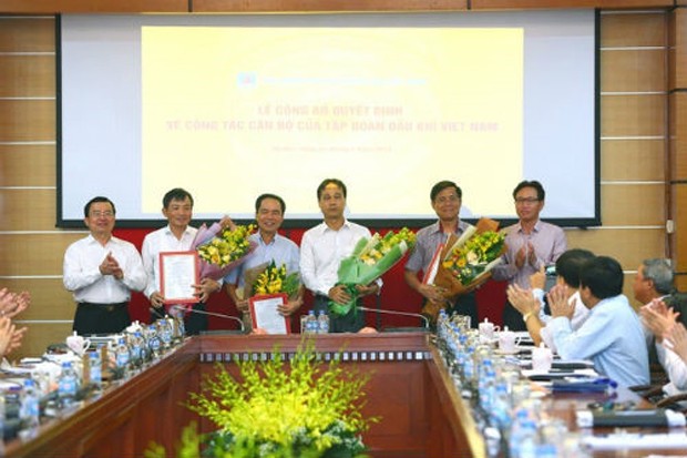 Lãnh đạo PetroVietnam trao quyết định bổ nhiệm cho 4 Phó tổng giám đốc