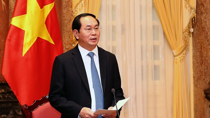 Ông Trần Đại Quang là nhân sự duy nhất được giới thiệu để bầu Chủ tịch nước. Ảnh: Nhật Bắc