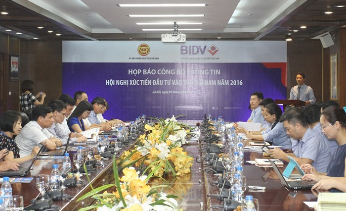 Họp báo Hội nghị xúc tiến đầu tư vào tỉnh Hà Nam