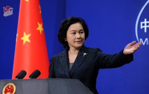 Người phát ngôn Bộ Ngoại giao Trung Quốc Hoa Xuân Doanh. Ảnh:Reuters