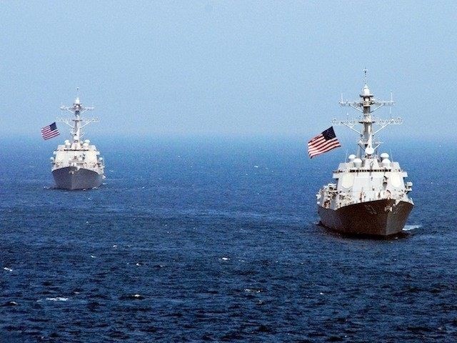 Tàu hải quân Mỹ. (Nguồn: Getty Images)