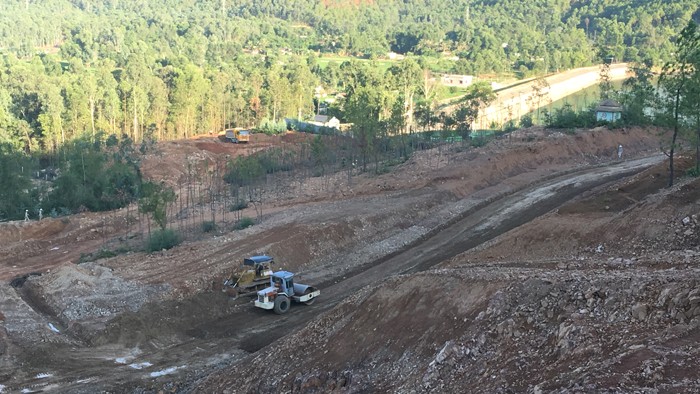 UBND tỉnh Thanh Hóa đã chấp thuận đầu tư một nhà máy nước khác với đường ống nước thô đưa về hồ Quế Sơn. Ảnh: Nguyễn Văn