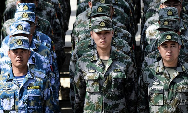 Các binh sĩ Trung Quốc. Ảnh: SCMP