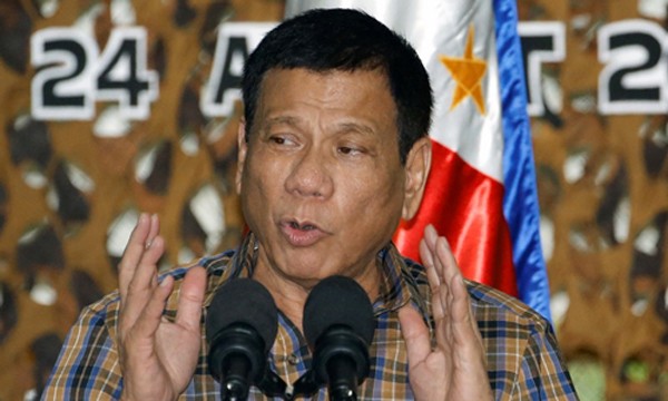 Tổng thống Philippines Rodrigo Duterte. Ảnh: Reuters