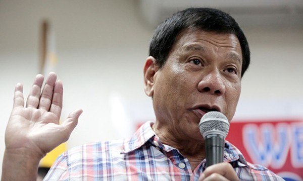 Tổng thống Philippines Rodrigo Duterte. Ảnh:Inquirer