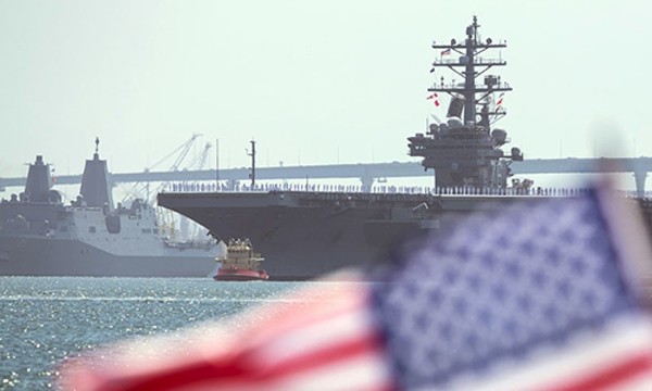 Thỏa thuận mới được ký kết giữa Mỹ và Ấn Độ cho phép hải quân của Washington tăng cường hiện diện ở Biển Đông. Ảnh minh họa: Reuters.