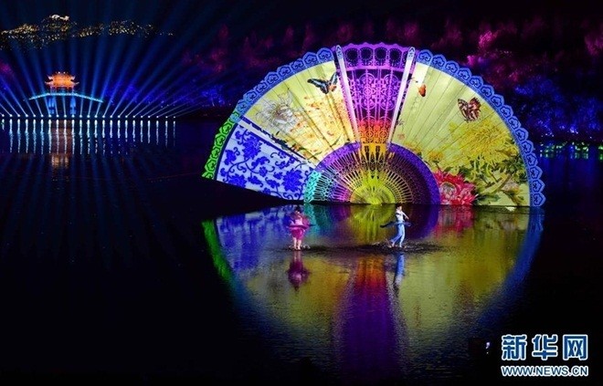 Lễ khai mạc G20 rực rỡ trên sân khấu nước ở Hàng Châu