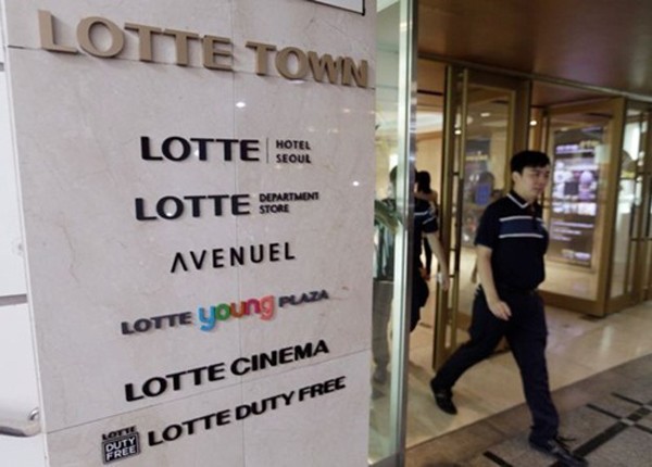 Lotte là một trong những công ty nổi tiếng nhất Hàn Quốc. Ảnh: AP