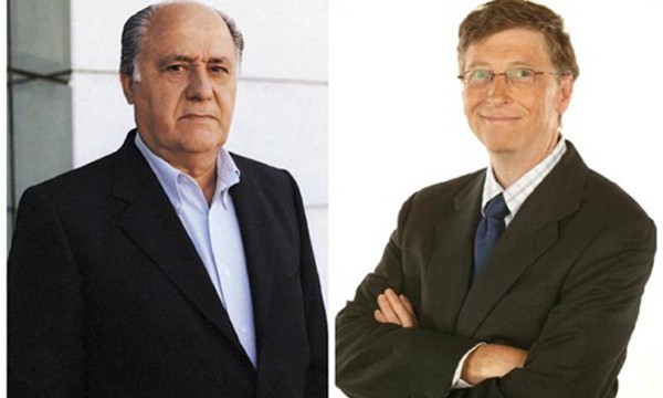 Amancio Ortega (trái) và Bill Gates (phải) được dự báo liên tục đổi ngôi cho nhau. Ảnh: NC