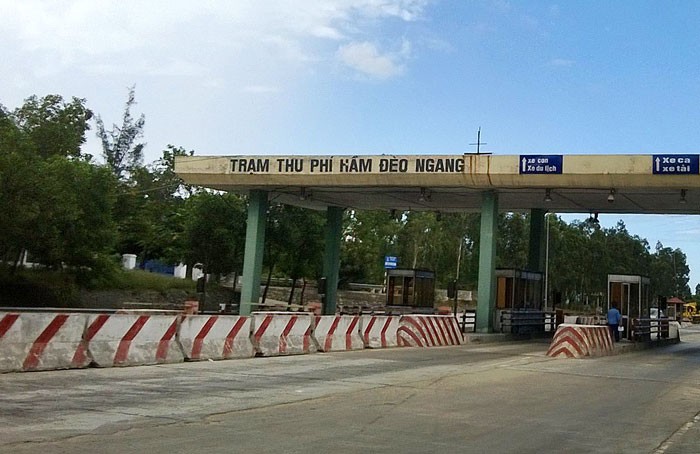 Dự án Mở rộng QL1 đoạn qua tỉnh Quảng Bình đến Trạm thu phí Hầm Đèo Ngang có khoảng cách các trạm thu phí quá gần nhau. Ảnh: Nguyễn Ngọc