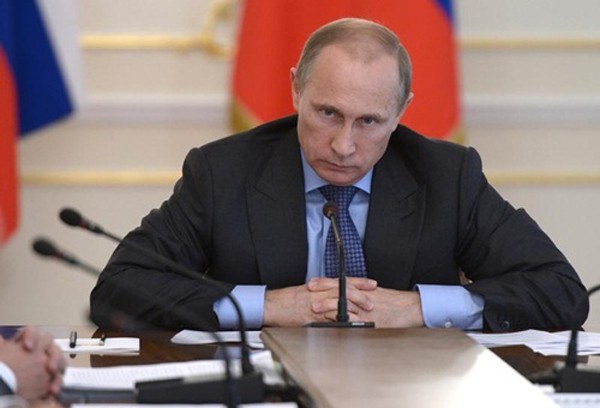Tổng thống Nga - Vladimir Putin trong một cuộc họp tại Moscow. Ảnh: Reuters