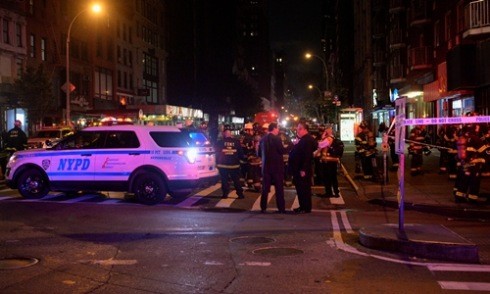 Khoảnh khắc vụ nổ xảy ra ở New York