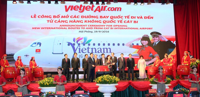 Vietjet công bố 02 khai thác đường bay quốc tế từ Hải Phòng