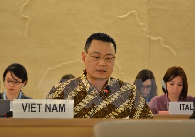 Đại sứ Nguyễn Trung Thành. (Ảnh: Duy Thái/TTXVN)