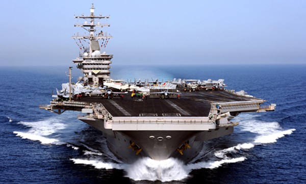 Một tàu sân bay của hải quân Mỹ. Ảnh: US Navy