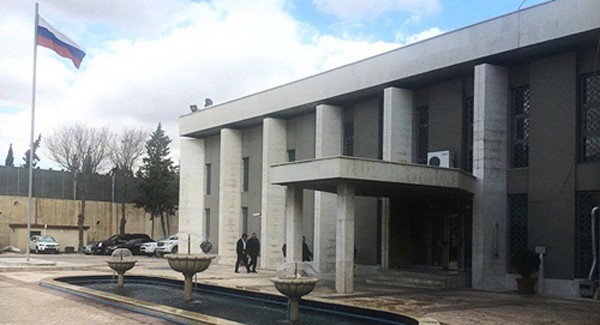 Đại sứ quán Nga tại Damascus, Syria. Ảnh: Sputnik