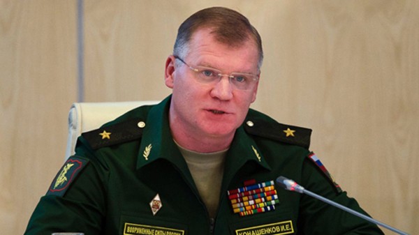 Phát ngôn viên Bộ Quốc phòng Nga Igor Konashekov. Ảnh: AP