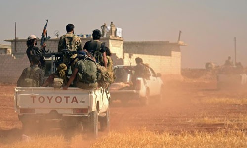 IS bị mất ngôi làng mang ý nghĩa biểu tượng ở Syria. Ảnh: AFP