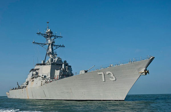 Tàu chiến Mỹ USS Decatur. Ảnh: Wikipedia
