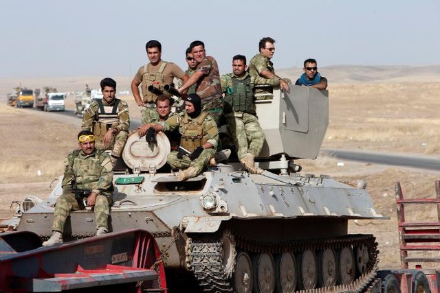 Quân đội Iraq trong chiến dịch tái chiếm Mosul. (Ảnh: Reuters)
