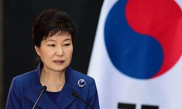 Tổng thống Hàn Quốc Park Geun-hye. Ảnh: AFP