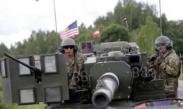 Lính Mỹ tại Latvia hồi tháng 6. Ảnh: Reuters.