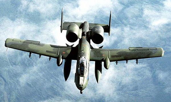 Cường kích A-10 Thunderbolt II của không quân Mỹ. Ảnh:Reuters