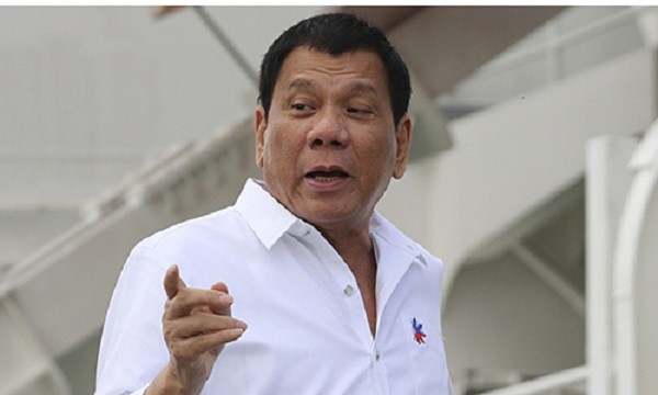 Tổng thống Philippines Duterte. Ảnh: LA Times