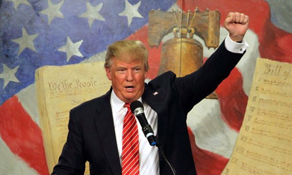 Donald Trump thắng cử, trở thành tổng thống thứ 45 của nước Mỹ. Ảnh:Reuters