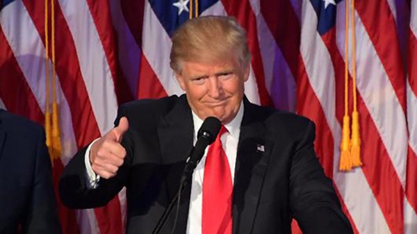 Tổng thống Mỹ mới đắc cử Donald Trump. Ảnh:AFP